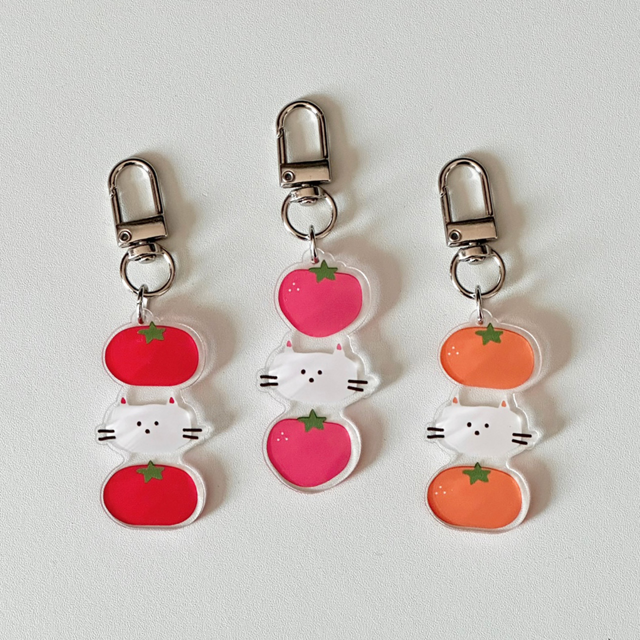 Fruit cat Key ring