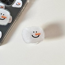 Marshmallow snowman tok (acrylic)