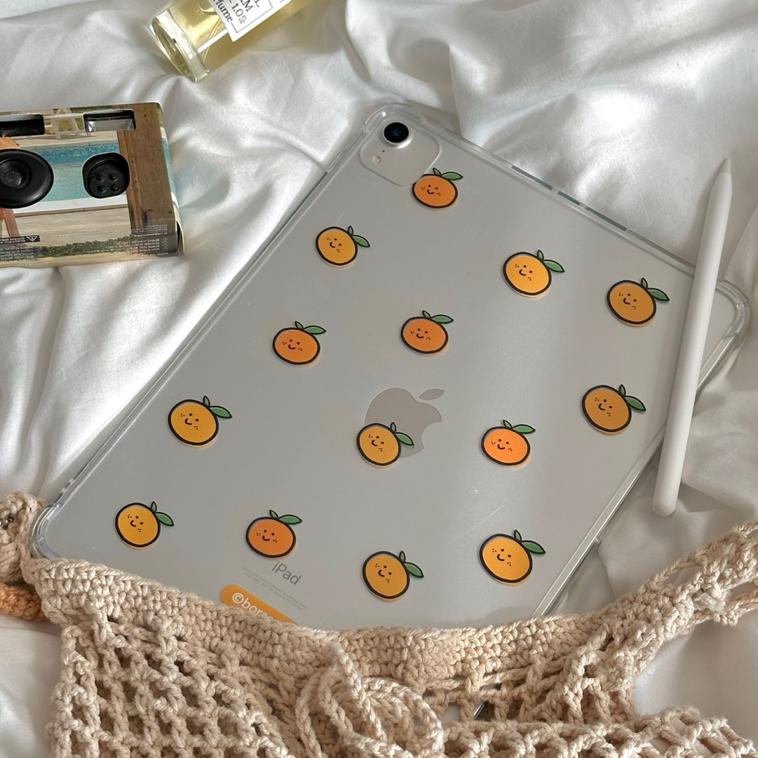 Tangerine shower iPad case (젤하드)