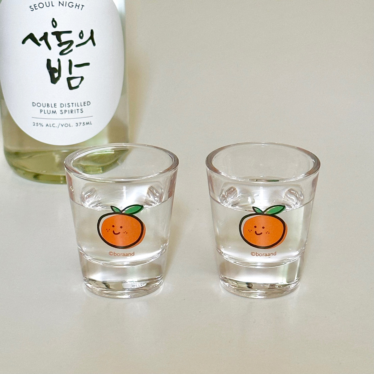 Tangerine Soju cup (2p set)