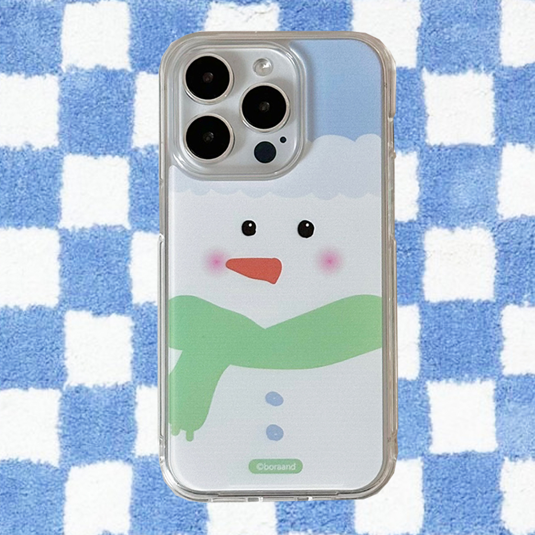Shy snowman (젤리/젤하드/카드/맥세이프)
