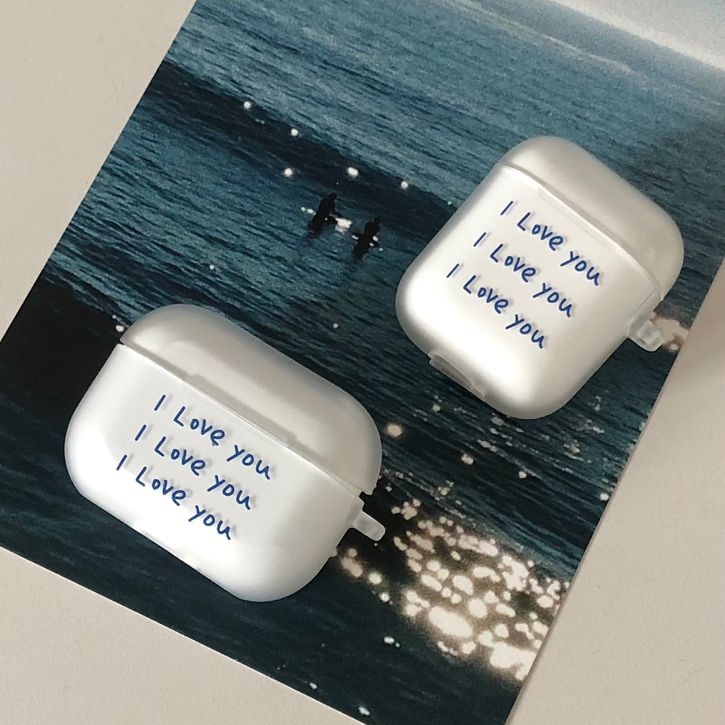 I Love you air pods case (jelly)
