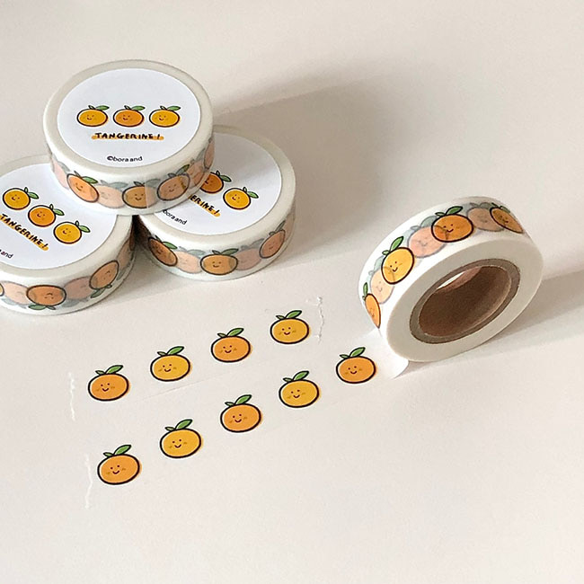 Tangerine masking tape