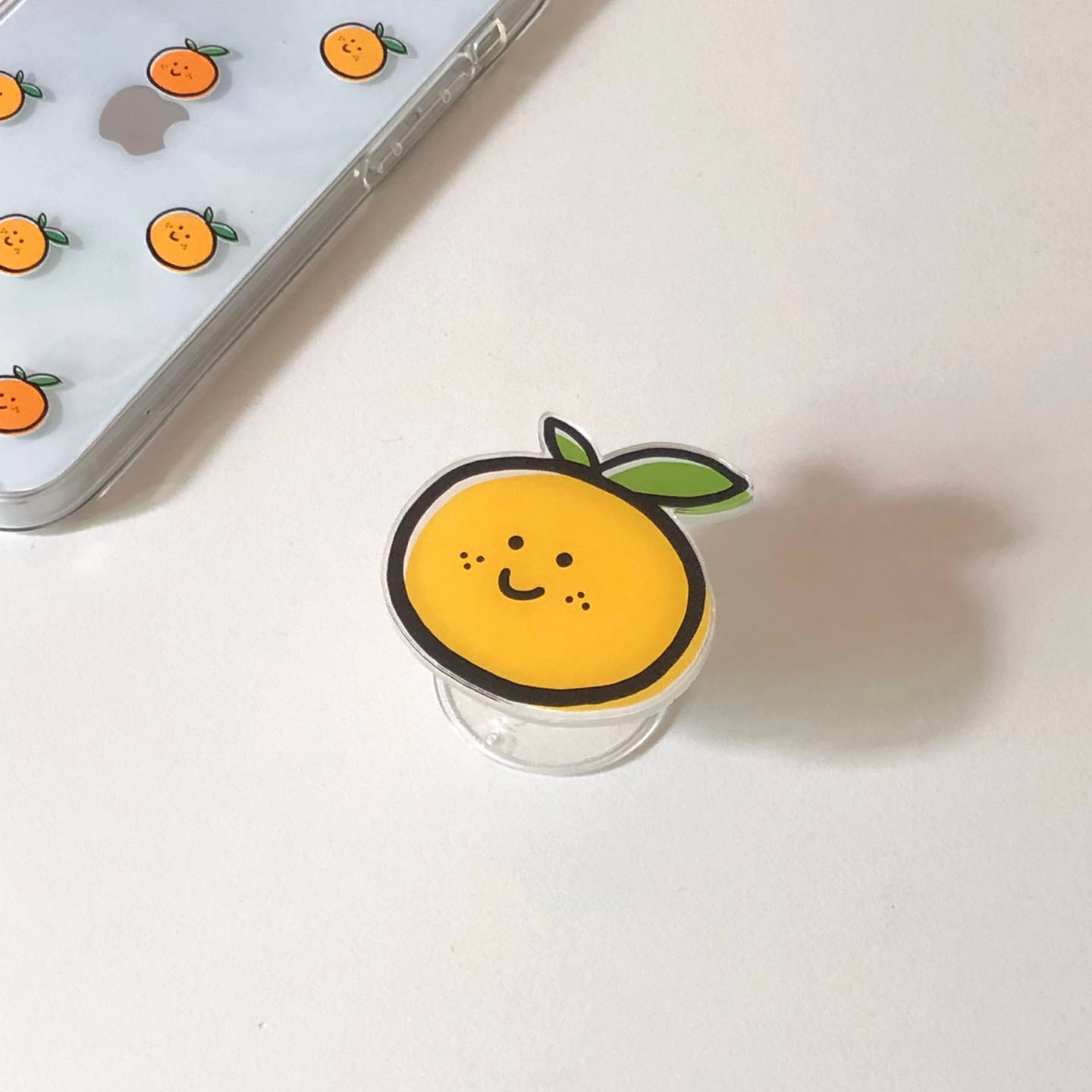 Tangerine shape tok (acrylic)