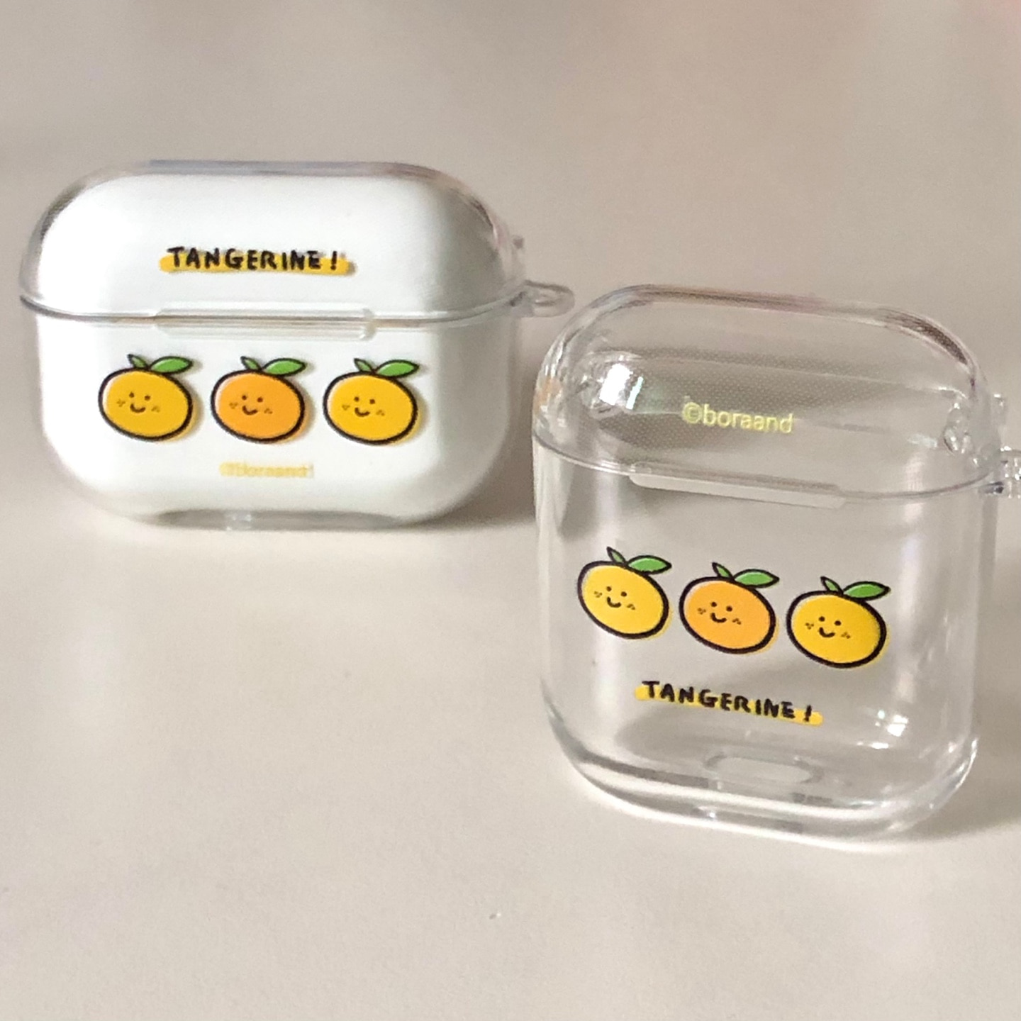 Three tangerines air pods case (hard)