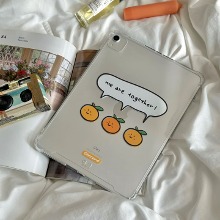 Three tangerine iPad case (젤하드)